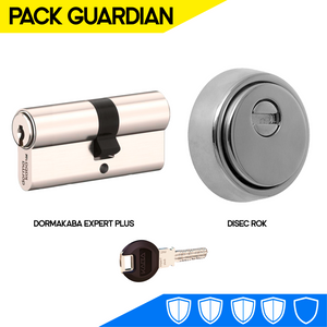 Pack de seguridad Guardian (Kaba Expert Plus + Disec ROK)